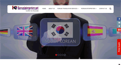 Desktop Screenshot of koreaninterpreters.net